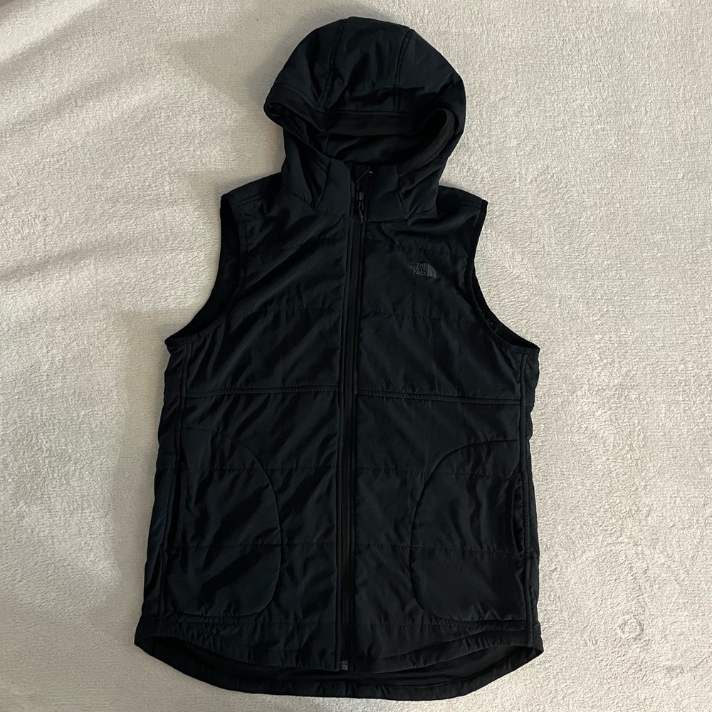 The North Face black vest with hood
